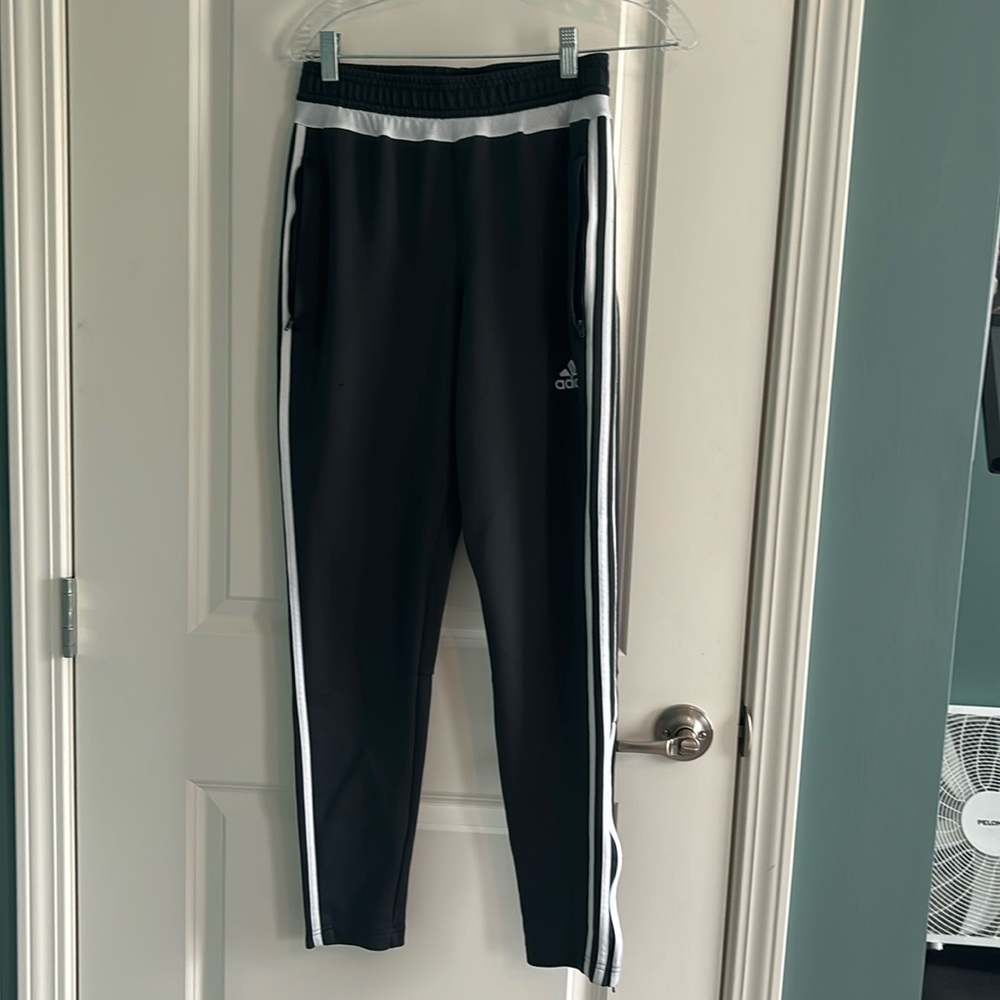Men's Grey Adidas Soccer/Track Pants Size Small